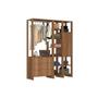 Imagem de Closet Multi Yes Com Cabideiro 3 Gavetas Porta e 10 Prateleiras Nova Mobile