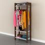 Imagem de Closet Organizador de Roupas com Cabideiro e 3 Prateleiras