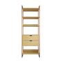 Imagem de Closet Solteiro Estilo Industrial Loft 1 Módulo com Gaveta Canela Base Cobre