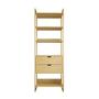 Imagem de Closet Solteiro Estilo Industrial Loft 1 Módulo com Gaveta Canelabase Dourada