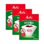 Imagem de Coador De Café De Papel Filtro Melitta N103 Kit 3