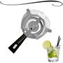 Imagem de Coador de Gelo Drink Strainer Profissional Aço Inoxidável Para Coqueteleira Artesanais Bar Barman Bartender 26218 26217