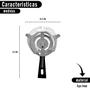 Imagem de Coador de Gelo Drink Strainer Profissional Aço Inoxidável Para Coqueteleira Artesanais Bar Barman Bartender 26218 26217