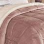 Imagem de Coberdrom Casal Dupla Face com Sherpa e Porta Travesseiros em Manta Soft 2,20m x 2,40m