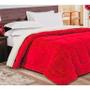 Imagem de Coberdrom Casal Dupla Face com Sherpa e Porta Travesseiros em Manta Soft 2,20m x 2,40m