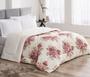 Imagem de Coberdrom Casal Queen Winter Sherpa 1 Peça  Floral Vermelho