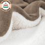 Imagem de Coberdrom Cobertor Casal Aveludado Manta Soft com Sherpa Dupla Face 220X240cm - BF Colchões