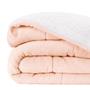 Imagem de Coberdrom Dupla Face Casal/Queen 2,2X2,4 Com Sherpa Sal Rosa