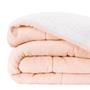 Imagem de Coberdrom Dupla Face Casal/Queen 2,2X2,4 Com Sherpa Sal Rosa