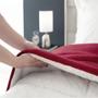 Imagem de Coberdrom Dupla Face Casal/Queen 2,2X2,4 Com Sherpa Vermelho