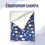 Imagem de Coberdrom Edredom Dupla Face Infantil Com Sherpa Estampado