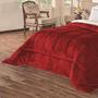 Imagem de Coberdrom Sherpa Liso Casal 220x240cm 490g Vermelho Paco Milano Sultan