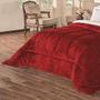 Imagem de Coberdrom Sherpa Liso Casal 220x240cm 490gr/m² Vermelho Paco Milano Sultan