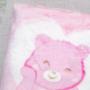 Imagem de Cobertor Antialérgico para Bebês Meninas Estampado Ursa Rosa