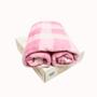 Imagem de Cobertor baby microfibra presente 90x110 vichy rosa