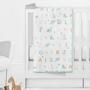 Imagem de Cobertor Bebê Flanelado 100% Algodão 1.10x90cm Papi Estampado