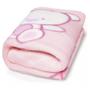 Imagem de Cobertor Bebe Manta Estampado Ursa Sofy Menina Rosa 90x110cm