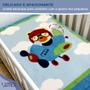 Imagem de Cobertor Bebê Raschel Corttex Antialérgico Caixa Presente - Manta Berço Microfibra Infantil 90 x 110