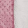 Imagem de Cobertor bebê Sherpam Dots - Rosa