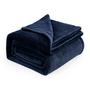 Imagem de Cobertor Bedsure Fleece Queen Size - Azul Marinho 230x230cm - Super Macio