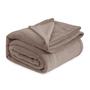 Imagem de Cobertor Bedsure Fleece Queen Size Mocha Brown Flannel