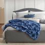 Imagem de Cobertor Bedsure Sherpa Twin Size Indigo Faux Fur