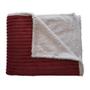 Imagem de Cobertor Boreal Áustria Plush com Sherpa Casal 1,80m x 2,20m Vermelho Corttex
