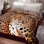 Imagem de Cobertor Casal Antialérgico  Kyor Plus Jolitex - Leopardo