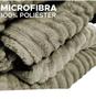 Imagem de Cobertor Casal Canelado Taupe Luster 1.80 x 2.20m Corttex Toque Macio