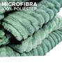 Imagem de Cobertor Casal Canelado Verde Luster 1.80 x 2.20m Corttex Toque Macio