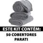 Imagem de Cobertor Casal com 50 peças 160x190cm Corta Febre Popular Doação - Emcompre
