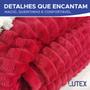 Imagem de Cobertor Casal Dupla Face Sherpa Toque Lã de Ovelha / Carneiro Manta Microfibra Corttex 1,80 x 2,20 Vermelho