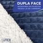 Imagem de Cobertor Casal Dupla Face Sherpa Toque Lã de Ovelha Carneiro Manta Microfibra Corttex 1,80 x 2,20