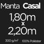 Imagem de Cobertor Casal Kacyumara Blanket Vintage 300 G/M² Preto