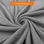 Imagem de Cobertor Casal Manta Microfibra 1,8X2,2M Cinza Escuro Camesa