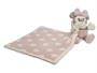 Imagem de Cobertor CozyChic Vintage Minnie Mouse Barefoot Dreams - Rosa Poeira