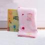 Imagem de Cobertor Criança Bebe Menina Pelo Alto Antialérgico 90cm x 1,10cm Ursinha Jolitex Rosa Junior Baby