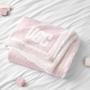 Imagem de Cobertor de Bebê UGG Anabelle Sherpa Plush - Rosa (31x41cm)