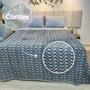 Imagem de Cobertor de Casal Corttex Finlândia 2,2m x 1,8m Sherpa Efeito Pele de Carneiro e Microfibra Macio