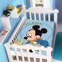 Imagem de Cobertor Disney Infantil Baby Jolitex Ternille Menino AntialérgicoMickey