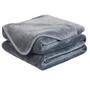 Imagem de Cobertor Easeland Microplush - Quentinho e Leve - Cor Cinza