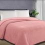 Imagem de Cobertor Flannel Casal Liso 200cm x 220cm Rosa Malaga