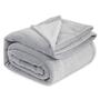 Imagem de Cobertor Fleece Bedsure King Size Cinza Claro - 274x229cm