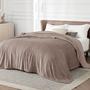 Imagem de Cobertor Fleece Bedsure King Size - Marrom Mocha (274x229cm)