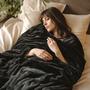 Imagem de Cobertor Fleece Bedsure Queen Size (220x230cm) - Preto