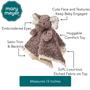 Imagem de Cobertor Infantil Mary Meyer Putty Nursery Elephant - 13x13 Polegadas
