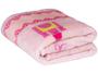 Imagem de Cobertor Infantil para Berço Jolitex de Microfibra Flannel Kyor Princesa Rosa