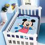 Imagem de Cobertor Jolitex  Antialérgico Disney Mickey Passinhos - Azul