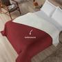 Imagem de Cobertor King Dupla Face Sherpa e Manta Soft Macio New York Vermelho