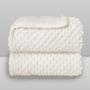 Imagem de Cobertor Laço Bebê Plush Com Sherpa Dots Bolinhas